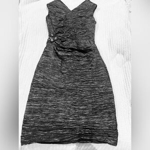 Calvin Klein Charcoal Ruched dress